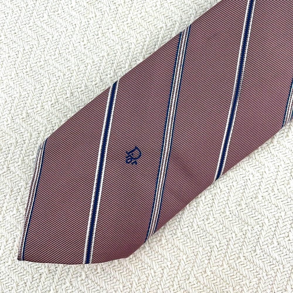 NEW W/O TAGS Christian Dior Striped Tie